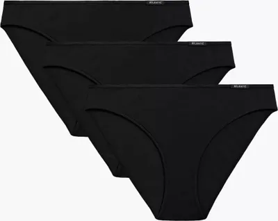Immagine prodotto di Damen Slip Atlantic, modello tanga sportivo, colore nero e beige, taglia S