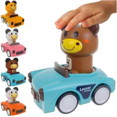 Obrázek produktu pro Senzorická hračka - autíčka se zvířátky 26728