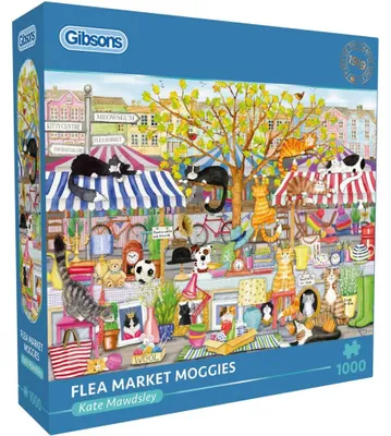 Produktbild von Gibsons Flea Market Moggies, 1000 Stück(e)