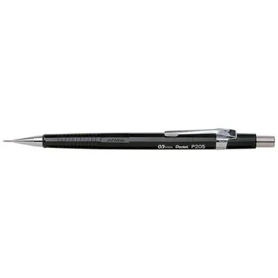 Immagine prodotto di Pentel P205-A Druckbleistift P205, schwarz, Minenstärke: 0,5 mm