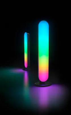 Immagine prodotto di Lampada da tavolo a LED TRIO RE R55382102 GAME RGB 2x2,5 W set nero
