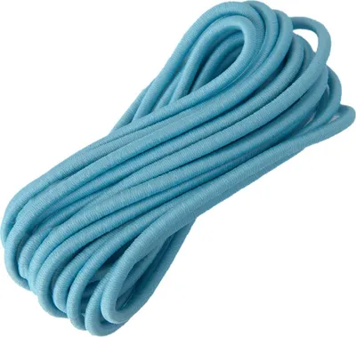 Produktbild von 3m Gummikordel 3mm Gummiband Gummischnur Hutgummi Rundgummi f. Bekleidung uvm., Farbe:hellblau