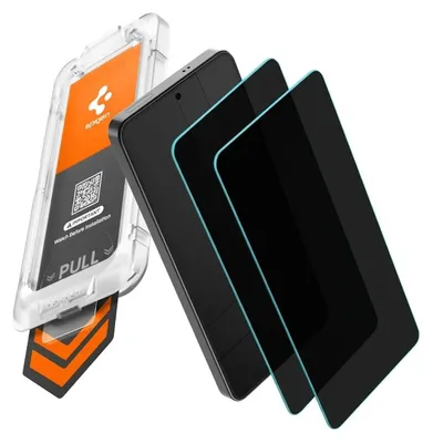 Produktbild von Spigen GLAS.tR EZ Fit Pro HD, Samsung, Galaxy S26, Kratzresistent, Schwarz, 2 Stück(e)