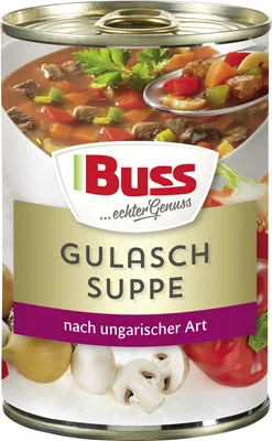 Produktbild von Buss Gulaschsuppe nach ungarischer Art - 12 x 400 g Tray