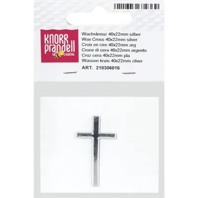 Produktbild von KNORR PRANDELL 218306016 Wachskreuz 40 x 22 mm silberfarben