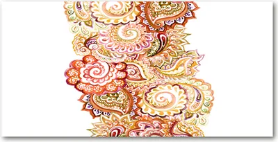 Produktbild von Tulup Glas-Bild -140x70- Wandkunst Dekorative Wand für Küche & Wohnzimmer - Kunst: modern & klassisch - Verzierungen - Orange