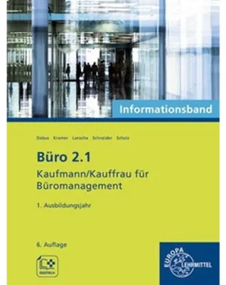 Obrázek produktu pro Büro 2.1 - Kaufmann/Kauffrau für Büromanagement, Informationsband, 1. Ausbildungsjahr