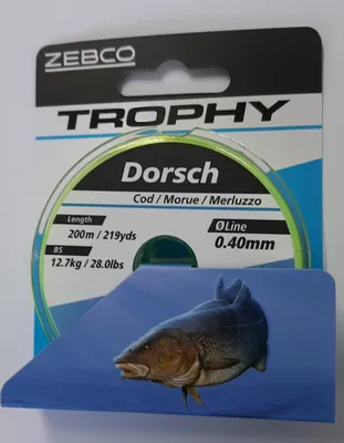 Produktbild von Dorsch Angelschnur monofil fluo gelb Ø 0,40 mm 200 m 12,7 kg