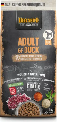 Produktbild von Belcando - Hundefutter, Trockenfutter - Adult GF Duck 1 KG