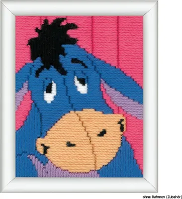 Obrázek produktu pro Vervaco – sada pro vyšívání elastickým stehem „Eeyore“, vyšívací vzor