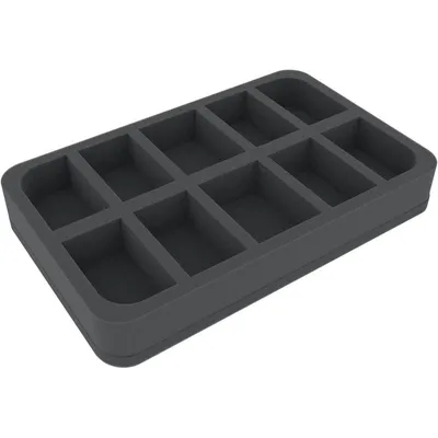 Immagine prodotto di Inserto in schiuma da 40 mm con 10 scomparti per miniature Warhammer