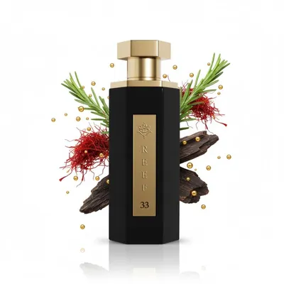 Produktbild von REEF 33 Eau de Parfum – Premium Unisex Parfum mit Safran, Rosmarin & Oud – Würziger Luxusduft – Eleganter Duft für Damen & Herren