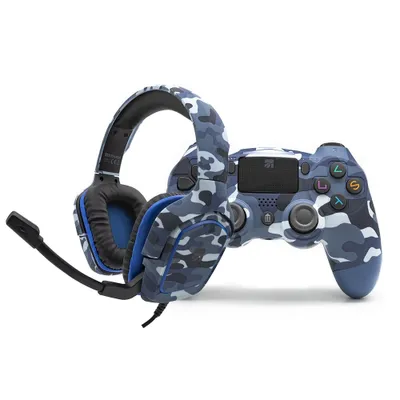 Produktbild von Xtreme 90432 Gaming-Controller Blau Bluetooth Gamepad Analog / Digital PlayStation 4