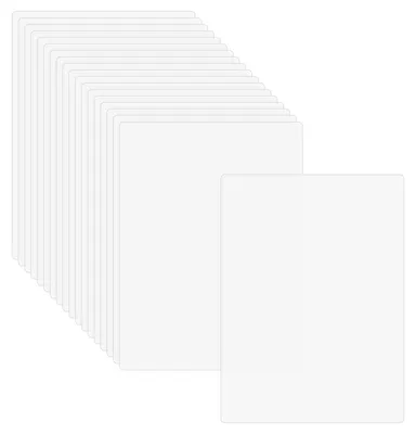 20 Kunststoff-Tischsets, 40 x 30 cm, transparent, abwaschbar