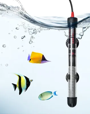 Productafbeelding van Aquariumverwarming 100 W, 60-120 liter, 20-34 °C, kwartsglas, voor vissen
