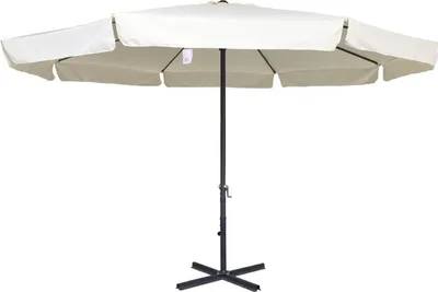 Produktbild von ROJAPLAST Garten-Sonnenschirm STANDART, 400 cm, weiß