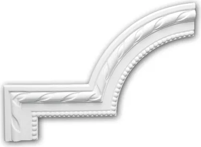 Produktbild von PROFHOME 152314 Eckelement für Wandleiste Zierelement dekoratives Element