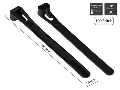 Immagine prodotto di Good Connections Wiederverwendb. Kabelbinder 450mmx7,4mm