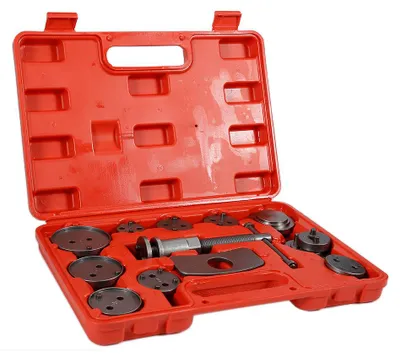 Image de Kit de rétracteurs de pistons de frein, kit d'outils 13 pièces, qualité professionnelle, rouge