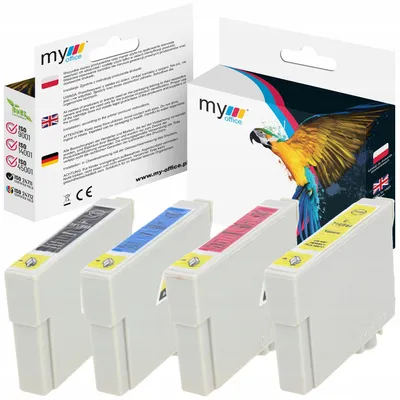 Produktbild von My Office Tinte T0711-T0714 kompatibel für Epson XL Set