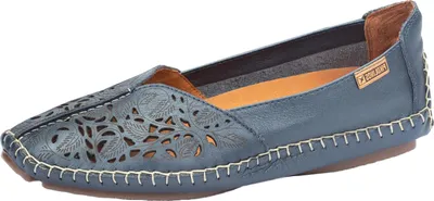 Zdjęcie produktu dla Pikolinos damskie niskie buty slip-on Jerez kwiatowy wzór wycięcia modne 578-4976, rozmiar:39 EU, kolor:Niebieski