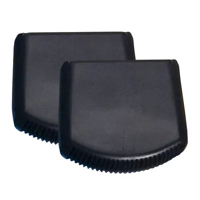 Produktbild von Iller Außenschuhe für Sprossen- und Stufenstehleitern 72-75x25mm Holmgröße in schwarz 2 Stück