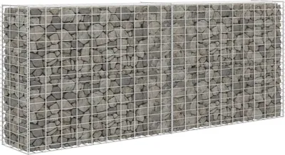 Obrázok produktu pre vidaXL Pozinkovaný oceľový gabión 85x30x200 cm