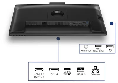 Obrázek produktu pro Philips 3000 series 27B2U3601H/00, 68,6 cm (27"), 2560 x 1440 px, Quad HD, LCD, 4 ms, Černá