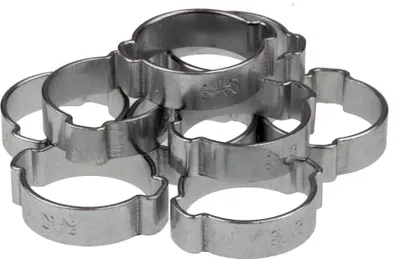 Produktbild von Zweiohrschellen Schlauchschellen Sortiment 2-Ohr Schlauchklemmen 22-25 mm 10-tlg