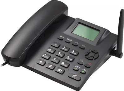 Produktbild von Telefon pro pevnou linku Bezdrátové připojení GSM 850/900/1800/1900 Velká kapacita baterie 3000 mAh Stolní telefon s FM rádiem Funkce MP3