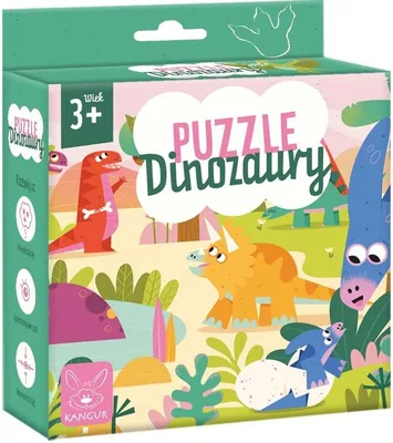 Image de Puzzle KANGOUROU Dinosaures 3+ 41701