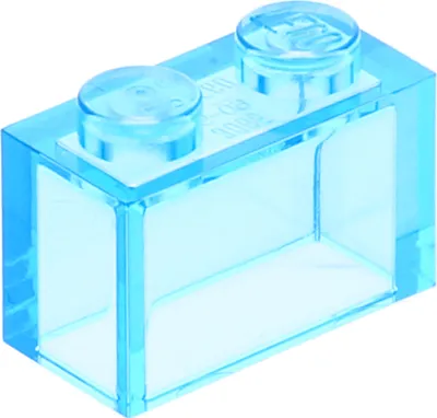 A single LEGO brick on a white background.