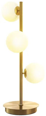 Productafbeelding van HOMCOM bureaulamp, tafellamp met 3 bolvormige lampenkappen, leeslamp met G9-fittingen