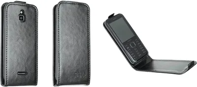 Produktbild von caseroxx Schutz Tasche Hülle Flip Cover kompatibel mit Nokia 8000 4G, Smartphone Tasche Flip Cover in schwarz