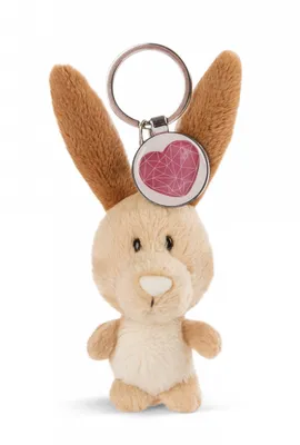 Produktbild von NICI Messenger Hase Schlüsselanhänger, mit Anhänger Lieblingsmensch, Schlüssel Anhänger, Glücksbringer, 7 cm, 47538