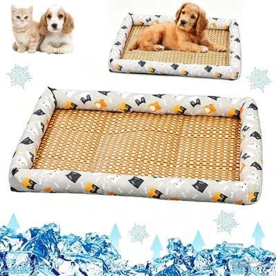 Imagen del producto de Colchoneta refrigerante para perros y gatos, transpirable, de 30 x 40 cm, ideal para el verano