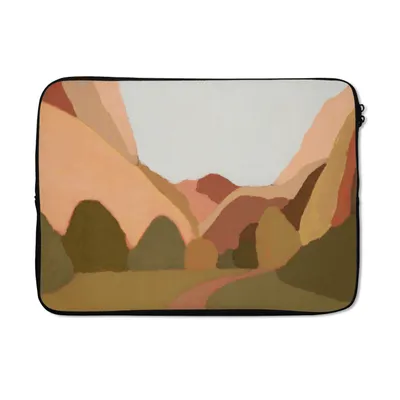 Produktbild von MuchoWow® Laptop Hülle 14 ZollNatur - Landschaft - Abstrakt - Kunst Laptoptasche - Laptoptasche - Stoßsicher - Schutzhaube