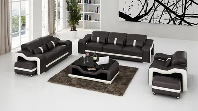 Obrázek produktu pro Sedací Souprava 3+1+1 Místná Stylový Designový Nábytek