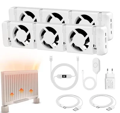 Immagine prodotto di Heater fan for radiator speed control silent 2 pcs.