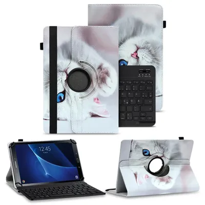 Produktbild von Schutzhülle Samsung Galaxy Tab A6 10.1 2016 Hülle Tablet Tasche QWERTZ Tastatur