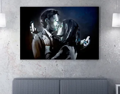 Productafbeelding van Wallity, model WY128-BRS1270, Bunt, canvasprints, 70 x 100 cm, 50% katoen / 50% polyester