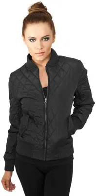 Produktbild von Urban Classics Damen-Bomber Irmic schwarz XS