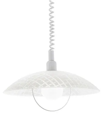 Image de Lampe à suspendre Ø 42cm verre avec structure Alvez