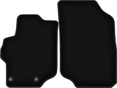 Image de Wielganizator Tapis avant de sol velours sur-mesure pour Peugeot 301 (2012-, berline) noir, jeu 2 pièces, fixations