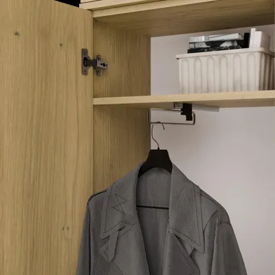 Produktbild von HAGA 4/3SZ1W DĄB ARTISAN 3x Schrank + Aufhänger
