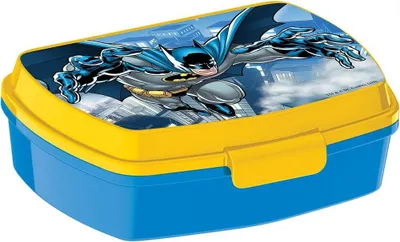 Produktbild von STOR Lunchbox Boy Bataman, robust, geräumig, wiederverschließbarer Deckel