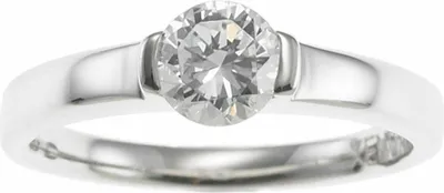 Produktbild von XENOX Eleganter, zeitloser Damen Ring mit Solitär-Zirkonia