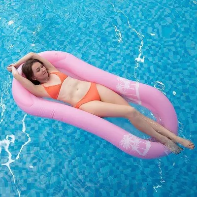 Produktbild von Famanu Luftmatratze Schwimmbad - Aufblasbare Wasserhängematte für Erwachsene
