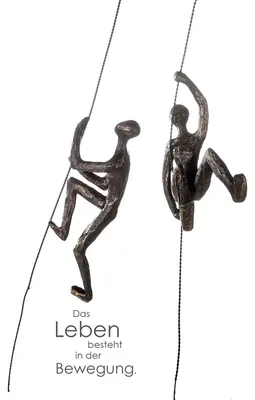 Productafbeelding van Gilde sculptuur, "Scramble", met touwmotief, kunsthars, metaal, bronskleurig, L. 8 cm, B. 6 cm, H. 54 cm. Artikelnummer: 4001250791843. 2 stuks (2-voudig assortiment)