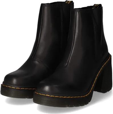 Produktbild von Dr. Martens Damen Stiefelette/Chelsea Boots SPENCE Schwarz Glattleder Größe: 38